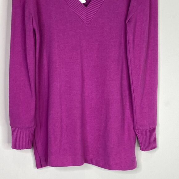 New LOFT V-Neck Tunic Top Sweater Women's Size XS - Picture 5 of 9